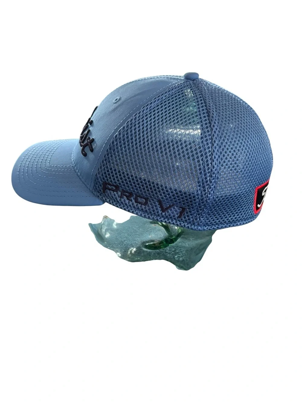 Titleist Tour Sport Mesh Fitted Golf Hat Blue FJ Pro V1 M-L Golf  Breathable